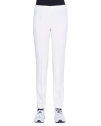 Melissa Mid-Rise Slim-Leg Pants