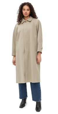 DUNST Refined Mac Coat Khaki XS