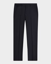 Men's Trofeo Wool Flat-Front Trousers