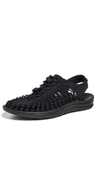 KEEN Uneek Sandals Black / Black 12