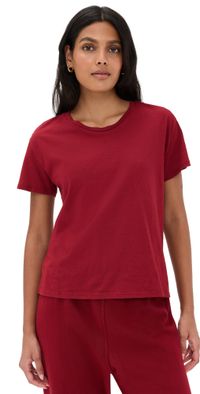 perfectwhitetee Harley Cotton Short Sleeve Boxy Tee Maple XS