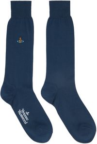 Vivienne Westwood Chaussettes bleu marine