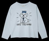 The Campamento - Tee-shirt col rond imprimé en coton bio - Taille 4ans - Bleu