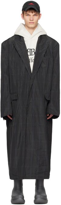 Balenciaga Gray Packable Coat