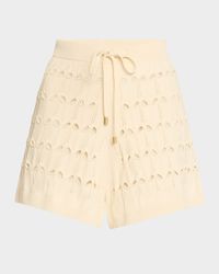 Rhiannon Pointelle Drawstring Shorts
