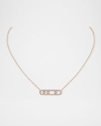MOVE PAVE DIAMOND NECKLACE