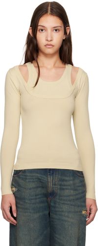 Gimaguas SSENSE Exclusive Beige Étoile Sweater