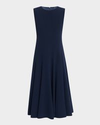 Zalea Sleeveless A-Line Midi Dress