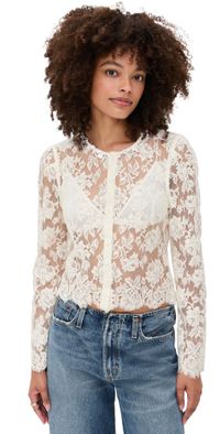ASTR the Label Antoinette Top White XL