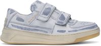 Acne Studios Blue Velcro Strap Sneakers
