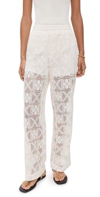 Little Lies Lacey Pants Ivory XL