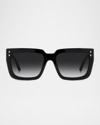 Gradient Square Acetate Sunglasses