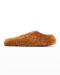 Men's Fussbett Sabot Shearling Mules