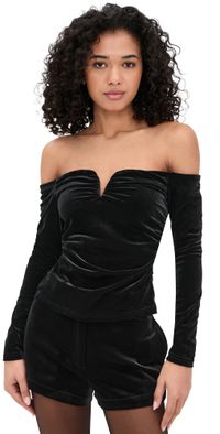 ASTR the Label Salem Top Black L