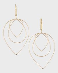 Three Tiered Drop Earrings