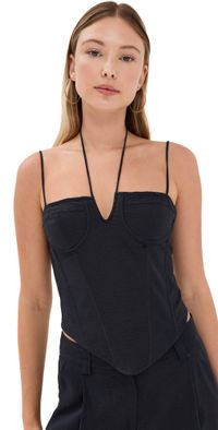 Lioness Del Gato Corset Navy S