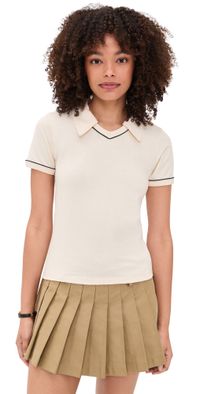 Jeanerica Charlie Top Off White L