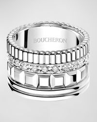 Quatre 18K White Gold Radiant Edition Diamond Ring