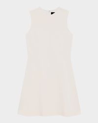 Crepe A-Line Mini Dress