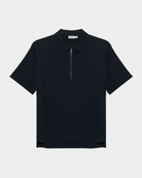 Men's Ethan Quarter-Zip Polo Shirt