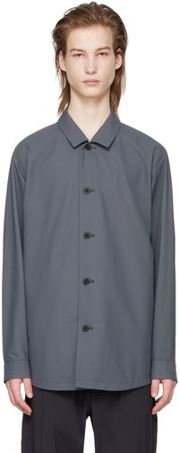 Goldwin Chemise surdimensionnée grise