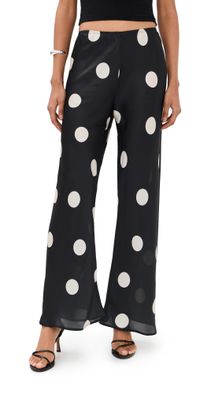 LE BOP Ellie Pants White/Black Dot M