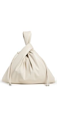 Nanushka Jen Drawstring Large Bag Chalk One Size