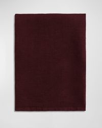 Linen Sateen Napkins, Wine - Set of 4