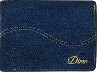 Dime Blue Cursive Bifold Wallet