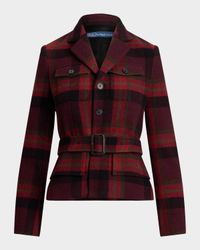 Belted Tweed Jacket