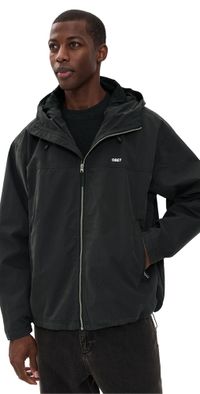 Obey Vista Nylon Technical Jacket Black S