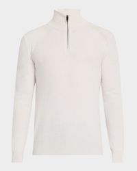 Men's Cashmere Quarter-Zip Sweater