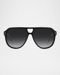 Acetate Aviator Sunglasses