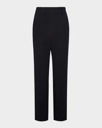 Mid-Rise Tapered Pull-On Pants