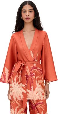 DIARRABLU Mini Kimono Coverup Coco Terracota XL