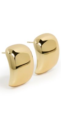 Martha Calvo Pebble Earrings Gold One Size