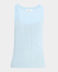 Iris Striped Scoop-Neck Tank Top
