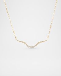 Curved Diamond Solo Constellation Necklace