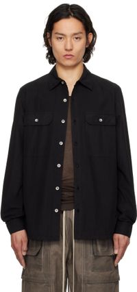 Rick Owens DRKSHDW Black Hollywood Overshirt