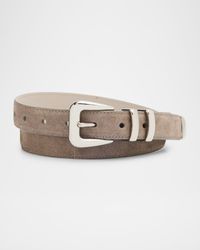 Men's Suede Western Belt