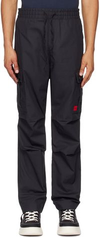 Hugo Black Regular-Fit Cargo Pants