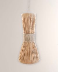 Pax Hourglass Raffia Pendant