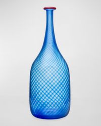 Red Rim Blue Bottle