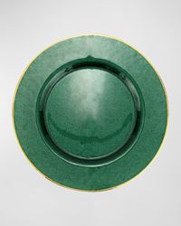 Metallic Glass Dinner Plate