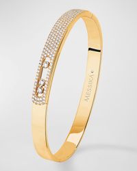 MOVE NOA 18K YELLOW GOLD DIAMOND BANGLE