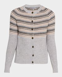 Cashmere Fair Isle Cardigan