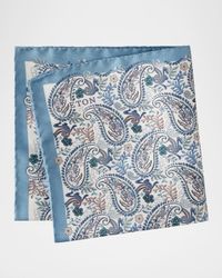 Men's Paisley Silk Pocket Square