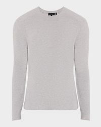 Men's Cashmere Waffle-Knit Sweater