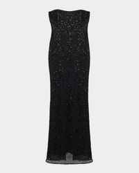 Xyla Strapless Sequin Column Gown