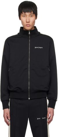 Palm Angels Black Classic Logo Track Jacket